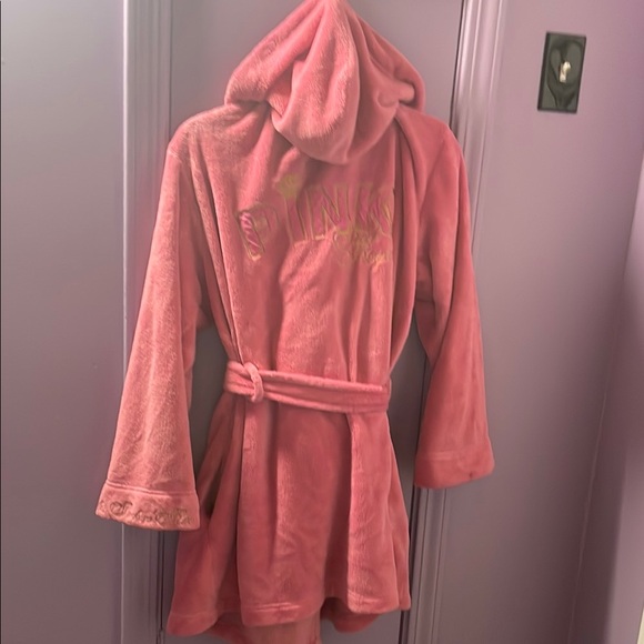 Victoria's Secret Pink Terry Plush Shortie Robe in Pink L EUC! - Picture 2 of 11